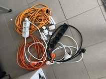 Extension cords, plugs 110-220 in Ramstein, Germany
