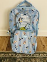 NEW Bluey Backpack/Lunchbox/Headphone Set in Batavia, Illinois