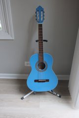 Vintage San Mateo (by Samick) SCS6 BL 1/2 Size (36") Mini Classical Acoustic Guitar Blue in Westmont, Illinois