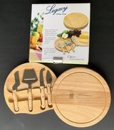 NOS - Circo Legacy wood Cutting Board & 4pc Cheese Utensil Set in Joliet, Illinois