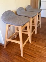 3 Nitori Counter / Bar Chairs in Okinawa, Japan