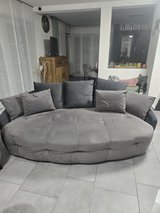 XXL Grey Sofa Lounge in Ramstein, Germany