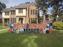Custom Yard Greeting rentals & more in Houston, Texas