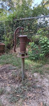 Hand water pump old in Leesville, Louisiana