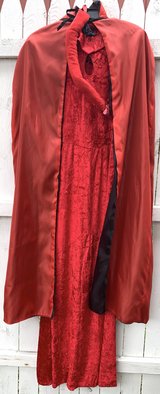 4pc Red Devil Costume Set - Novelty "The Devil Wears Prada" Cape - One Size fits Most in Naperville, Illinois