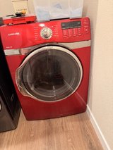 Samsung Red Steam Dryer – Works Great – $150 OBO in Leesville, Louisiana