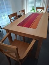 Dinning Room Table w/six chairs in Ramstein, Germany