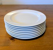 Ikea White Dinner Plates x 8 in Ramstein, Germany