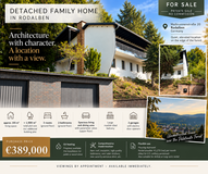 exclusive freestanding house  with panoramic views and addiotional building plot in Ramstein, Germany