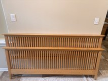 Copeland Furniture Solid Maple King Bed — Made in Bradford, Vermont — Complete With Rails and Sl... in Kingwood, Texas