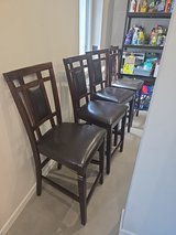 4 wood chairs in Ramstein, Germany