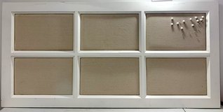 Sheffield Home White wood Window Pane Bulletin / Message Board - 36.5"W x 17.75"H in Naperville, Illinois