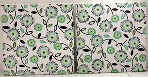 Like New! 2pc Decorative floral Bulletin / Message Board - Wall Art in Bolingbrook, Illinois
