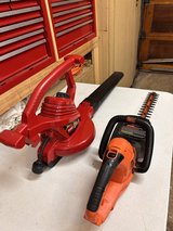 Toro Leaf Blower & Black and Decker Bush Trimmer in Plainfield, Illinois