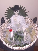 Chilling Out with Skelly Halloween in Perry, Georgia