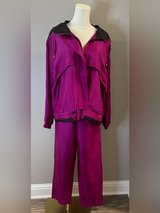 Women's Magenta Two-Piece Jacket and Wide-Leg Pants Set in Ottawa, Illinois