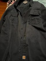 Carhartt Men's Black Lightweight Shirt Jacket with Chest Pockets in Ottawa, Illinois
