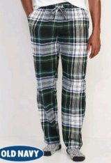 Old Navy Green/Blue Double-Brushed Flannel Pajama Sleep Pants Men XXXXL NWT in Macon, Georgia