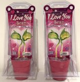 New! 2 Kits - I Love You Beans starter Grow Kit **$10 Takes BOTH Kits** Message on Leaf sprouts in Bolingbrook, Illinois