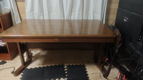 Wooden Dining Table w/ Drawers in Okinawa, Japan
