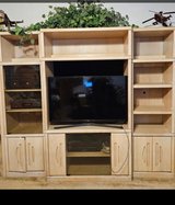 Solid wood Entertainment Center for Sale in Lackland AFB, Texas