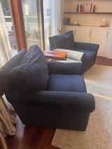 2 Blue Swivel chairs in Naperville, Illinois