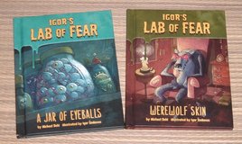 Set of 2 Igor's Lab of Fear Hard Cover Books Halloween in Joliet, Illinois