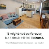 TLA / TDY Kaiserslautern – 14 furnished apartments, all in town, up to two cars included, pets w... in Ramstein, Germany