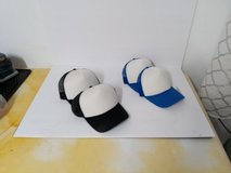 Blue and black hats in Alamogordo, New Mexico