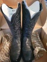 Ariat Heritage Western R Toe Black Deertan Cowboy Boots 15770 Women's Size 8 1/2 in Naperville, Illinois