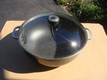 TWELVE-INCH DIAMETER COVERED COOKING PAN. in Plainfield, Illinois
