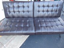 Faux Leather Futon in Sandwich, Illinois