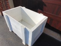 Vintage Rolling Storage Cart Made of Wood and Castors in Sandwich, Illinois