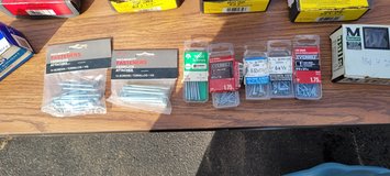 Various open boxes of nails and screws in Aurora, Illinois