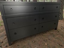 Large Ethan Allen Bedroom Dresser Solid Wood 64x19x37 Black Satin New in Kingwood, Texas
