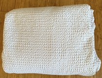 Duvet Cover - King Size beige cotton - Waffle pattern in Joliet, Illinois