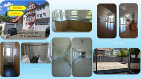 Bright and Spacious Apartment 196 sqft for Rent – 4 Bedrooms, Rooftop Terrace and 2 Garages in Stuttgart, GE