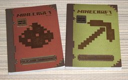 Set of Minecraft Mojang Handbooks Updated Edition Redstone and Essential 2015 in Bolingbrook, Illinois