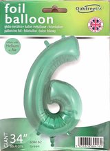 6 Foil Balloon Green in Lakenheath, UK