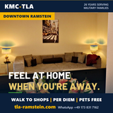 TLA Ramstein Downtown | Walk to Restaurants & Shops in Ramstein, Germany
