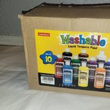 New 10 Set Lakeshore Washable Liquid Tempera Finger Paint in Kissimmee, Florida