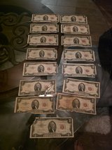15 Red Seal $2 Bills - 1953 in Alamogordo, New Mexico