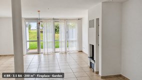 4 BR / 3.5 BA Townhouse, 200 m², Fireplace, Garden, Garage – Siegelbach – Nov 1 in Ramstein, Germany