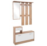 Modern Entryway Furniture Set – Shoe Cabinet, Mirror & Coat Rack – €20 in Stuttgart, GE