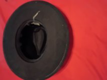 Black hat in Alamogordo, New Mexico