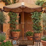 Premium Round Coconut Umbrella, Handwomen Coconut fiber patio umbrella in Chicago, Illinois