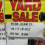 Yard sale in Fort Polk, Louisiana