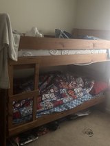 Wooden bunkbeds in Clarksville, Tennessee