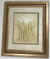 Wall Art Vintage garden white Flowers - 14.5" W x 17.5" H Cheri Blum Narcissus Cool *EUC* in Joliet, Illinois