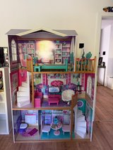 Large DollHouse with Furniture – Good Condition in Ramstein, Germany